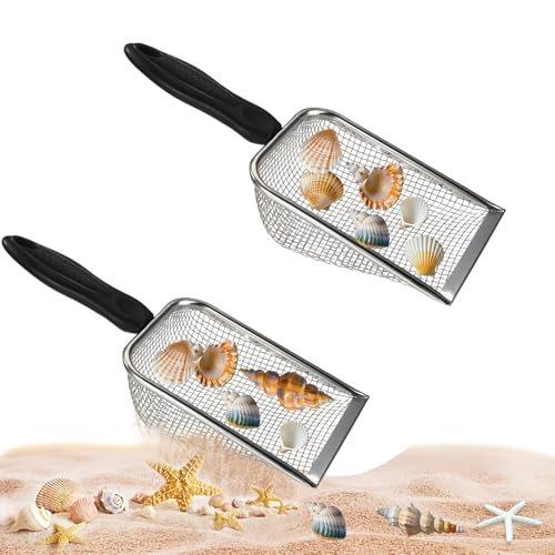 lasuroa 2stk Sandschaufel aus Netzgewebe, Sandschaufeln aus Edelstahl Muschelschaufel Sommerspielzeug Zubehör für Jungen und Mädchen Sandsieb Edelstahl Zum Aufheben Von Muscheln lasuroa 2stk Sandschaufel aus Netzgewebe, Sandschaufeln aus Edelstahl Muschelschaufel Sommerspielzeug Zubehör für Jungen und Mädchen Sandsieb Edelstahl Zum Aufheben Von Muscheln von lasuroa