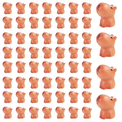 lasuroa 60stk Capybara Figuren Mini, 2,3x1,9cm Capybara Figur aus Harz Miniatur Mini Tiere Harztiere Miniatur Tiere Harz Kleine Harztiere für Zuhause Desktop-Tischdekoration lasuroa 60stk Capybara Figuren Mini, 2,3x1,9cm Capybara Figur aus Harz Miniatur Mini Tiere Harztiere Miniatur Tiere Harz Kleine Harztiere für Zuhause Desktop-Tischdekoration von lasuroa