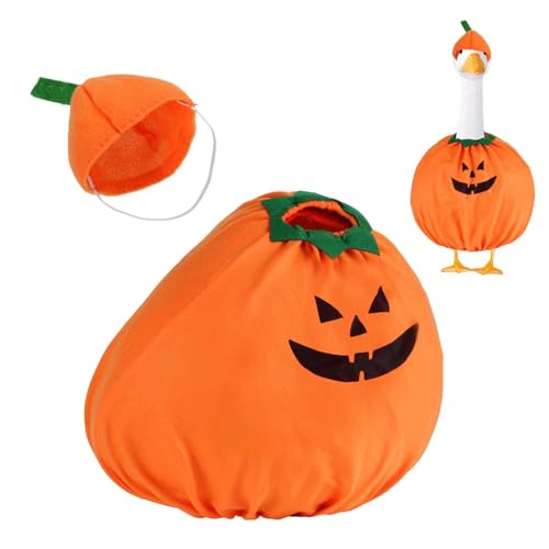 lasuroa Halloween Kürbisgans Outfit, Veranda Gänse Outfits Garten Gänsestatue Kostüm 23" Kunststoff Gänse Enten Kleidung Hut Set für Gartendekoration im Freien lasuroa Halloween Kürbisgans Outfit, Veranda Gänse Outfits Garten Gänsestatue Kostüm 23" Kunststoff Gänse Enten Kleidung Hut Set für Gartendekoration im Freien von lasuroa