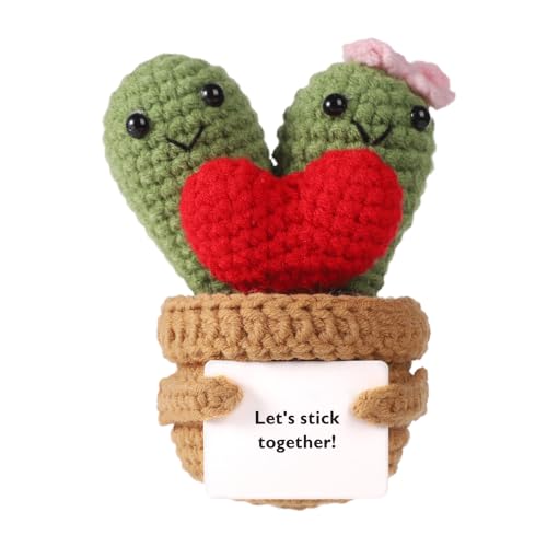 lasuroa Positiver Kaktus Gehäkelt, 10cm Lustige Positive Strickpflanzen Kaktus Puppen Gestricktes Spielzeug Haltekarte Kleine Kaktus Dekorationen für Geburtstagsfeier Mexikanische Karnevalsgeschenke lasuroa Positiver Kaktus Gehäkelt, 10cm Lustige Positive Strickpflanzen Kaktus Puppen Gestricktes Spielzeug Haltekarte Kleine Kaktus Dekorationen für Geburtstagsfeier Mexikanische Karnevalsgeschenke von lasuroa