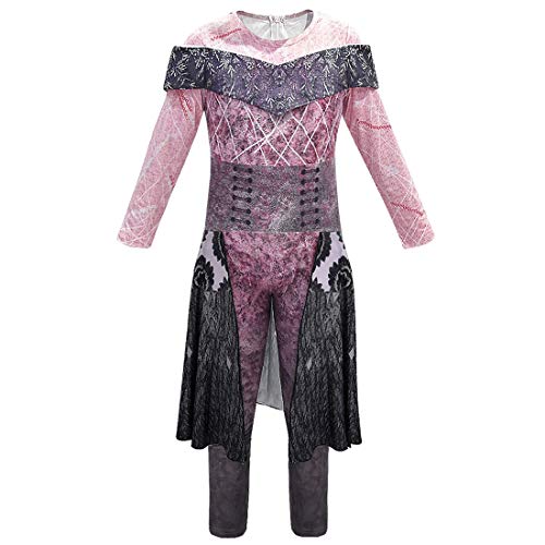 laughZuaia Kinder Audrey Kostüm Mädchen Fancy Dress Up Jumpsuit Halloween Cosplay Kostüm für Erwachsene （130, Audrey） von laughZuaia