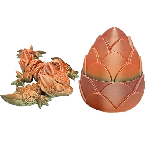 laxreheye Fidget Toy Drache Ei, Gelenkdrache – 3D gedruckter vollgelenkiger Drache im Ei – Wunderschöner 4,5 Zoll Gelenkdrache für Erwachsene laxreheye Fidget Toy Drache Ei, Gelenkdrache – 3D gedruckter vollgelenkiger Drache im Ei – Wunderschöner 4,5 Zoll Gelenkdrache für Erwachsene von laxreheye