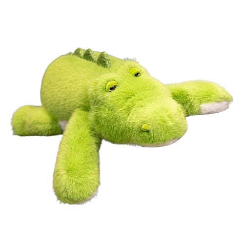 laxreheye Krokodilgefüllter Tier, Alligator -Stofftier - Crocodile Plüschkörperkissen,17 Zoll Huggable Lustige entzückende Zimmerdekorpuppe für Kinder Erwachsene Mädchen Babys von laxreheye