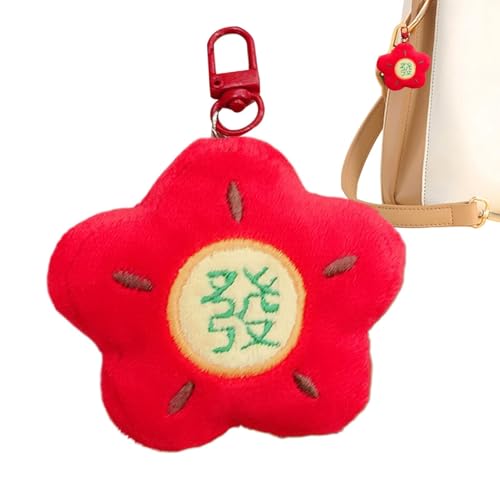 laxreheye Plüschtier mit roter Blume für das neue Jahr, Plüschtier mit Blume | Plüschtier aus Plüsch des kreativen Jahres der Schlange, für Zuhause, Urlaub, laxreheye Plüschtier mit roter Blume für das neue Jahr, Plüschtier mit Blume | Plüschtier aus Plüsch des kreativen Jahres der Schlange, für Zuhause, Urlaub, von laxreheye