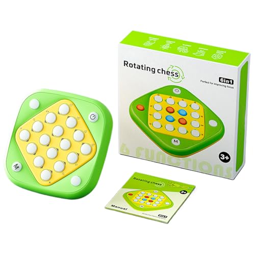 laxreheye Schachspiel,Strategiespiele - Rotierendes Mehrfunktion Spielzeug Strategie Für Schreibtisch Familienabend Kinder Erwachsene Für 2 Spieler laxreheye Schachspiel,Strategiespiele - Rotierendes Mehrfunktion Spielzeug Strategie Für Schreibtisch Familienabend Kinder Erwachsene Für 2 Spieler von laxreheye
