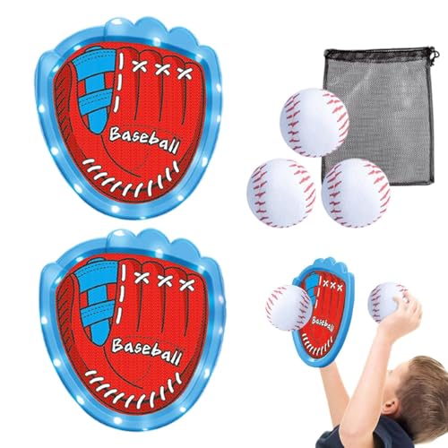 laxreheye Toss and Catch Sportspielset, Sticky Ball Catch Game - Partys Ballwurfspiel - Mehrzweck-Baseball-Trainingsspielzeug für Campingausflüge, Karneval im Freien, Familientreffen, von laxreheye