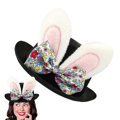 laxreheye hasenohren-Zylinder, Hasenmütze n - Hasenohren-Zylinder-kostüm | Hasenohren, Cosplay-Requisiten, Kaninchen-Kostümhüte für Halloween, Fotografie laxreheye hasenohren-Zylinder, Hasenmütze n - Hasenohren-Zylinder-kostüm | Hasenohren, Cosplay-Requisiten, Kaninchen-Kostümhüte für Halloween, Fotografie von laxreheye