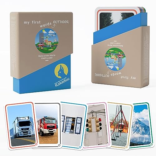Kakaduu - Das Lernspiel ab 1 Jahr: Meine ersten Worte – Stadt & Land. - 50 Bildkarten zur frühen Sprachentwicklung mit Fotos von Outdoormotiven. Kakaduu - Das Lernspiel ab 1 Jahr: Meine ersten Worte – Stadt & Land. - 50 Bildkarten zur frühen Sprachentwicklung mit Fotos von Outdoormotiven. von learn the world with Kakaduu