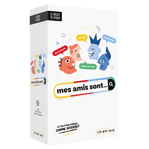 MES Amis sont – Le Droit de Perdre – Gesellschaftsspiel Ambiente – Gesellschaftsspiel Aperéro – Spiel inspiriert vom Internet von ledroitdeperdre.com