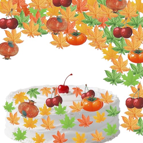 74 Stück Ahornblatt Cupcake Toppers Maple Leaf Tortendeko Herbst Blätter Muffin Dekoration für Thanksgiving Thema Geburtstag Party Kuchen Dekorationen Zubehör(Ahornblätter, Kirschen, Kürbisse) 74 Stück Ahornblatt Cupcake Toppers Maple Leaf Tortendeko Herbst Blätter Muffin Dekoration für Thanksgiving Thema Geburtstag Party Kuchen Dekorationen Zubehör(Ahornblätter, Kirschen, Kürbisse) von leersao