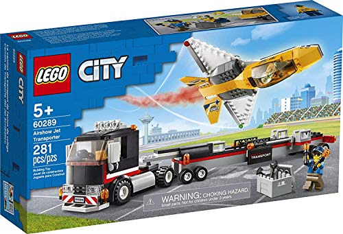 LEGO City Airshow Jet Transporter 60289 Building Kit; Fun Toy Playset for Kids, New 2021 (281 Pieces) von LEGO