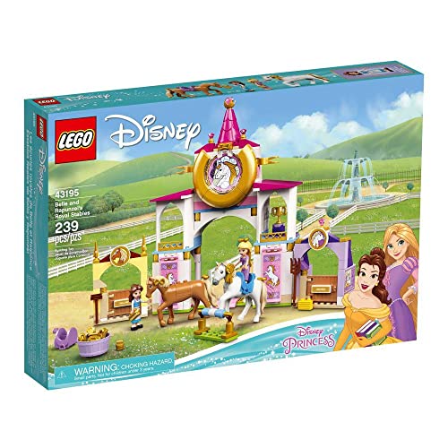 LEGO Disney Belle and Rapunzel’s Royal Stables 43195 Building Kit; Great for Inspiring Imaginative, Creative Play (239 Pieces) von LEGO