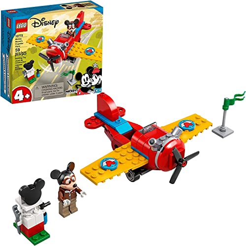 Lego Disney Mickey and Friends Mickey Mouse s Propeller Plane 10772 Building Kit Toy; Perfect for Creative Play; New 2021 (59 Pieces) von LEGO