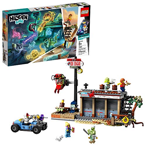 LEGO Hidden Side Shrimp Shack Attack 70422 Augmented Reality, New 2019 (AR) Building Set with Ghost Minifigures and Toy Car for Ghost Hunting, Tech Toy for Boys and Girls (579 Pieces) von LEGO