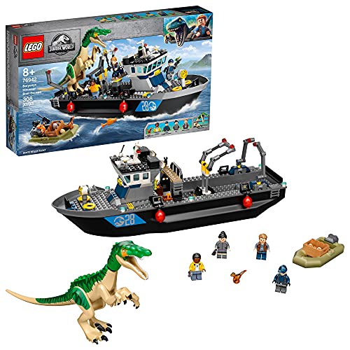 LEGO Jurassic World Baryonyx Dinosaur Boat Escape 76942 Building Kit; Cool Toy Playset for Creative Kids; New 2021 (308 Pieces) von lego