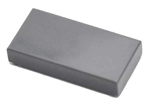 LEGO Parts and Pieces: 1x2 Dark Stone Gray Tiles (50 Pcs) von LEGO