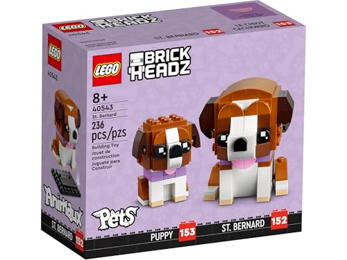 LEGO BrickHeadz Bernhardiner Hund und Welpe Set 40543 von LEGO