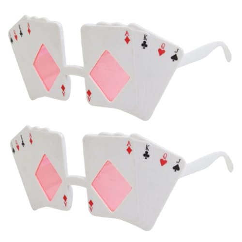 2pcs lustige Brille, 5, 9x3.9x1, 2 Zoll Neuheit Pokerbrille, Casino -Themenpartydekorationen 2pcs lustige Brille, 5, 9x3.9x1, 2 Zoll Neuheit Pokerbrille, Casino -Themenpartydekorationen von legtovt