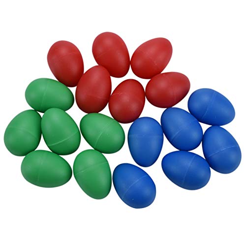 lehua 18Pcs Egg Shakers Kunststoff Egg Music Shakers für Kinder Maracas Eggs Percussion Toys lehua 18Pcs Egg Shakers Kunststoff Egg Music Shakers für Kinder Maracas Eggs Percussion Toys von lehua
