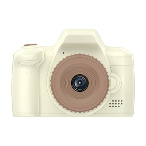 lehua H10 Kinderkamera 2,4 IPS Großer Bildschirm Langes Objektiv Foto Videospiel 1080P 48MP Dual-Kamera,Beige von lehua