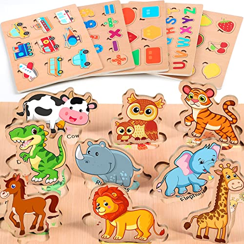 lenbest 6er Set Kinder Holzpuzzle - Montessori Spielzeug - Tier Alphabet Nummer Fahrzeuge Form Frucht Holzspielzeug - Puzzle Steckpuzzle Lernspielzeug Kinderspielzeug 2 3 Jahre - Ostern Geschenke lenbest 6er Set Kinder Holzpuzzle - Montessori Spielzeug - Tier Alphabet Nummer Fahrzeuge Form Frucht Holzspielzeug - Puzzle Steckpuzzle Lernspielzeug Kinderspielzeug 2 3 Jahre - Ostern Geschenke von lenbest