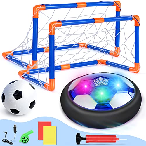 lenbest Fussball Spielzeug Set - Geschenke - Air Power Fußball | Kinder Fußballtore - Indoor Kinderspielzeug ab 3 4 5 6 7 8 9 10 Jahre Jungen von lenbest