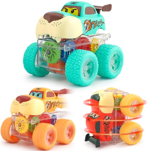 lenbest Monstertruck - Spielzeug ab 3 4 5 Jahre Junge - Auto Spielzeug - Kinderspielzeug ab 2 Jahre - Geschenk Junge 6 7 8 9 Jahre - Monster Trucks von lenbest