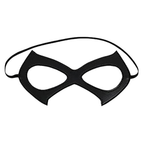 lencyotool Maskerade-Maske für Frauen - Schwarze Brillenmaske Foto-Requisiten - Weihnachtskostü -Augenmaske, Party-Maske aus PU-Leder, Kinder-Erwachsene-Cosplay-Zubehör von lencyotool