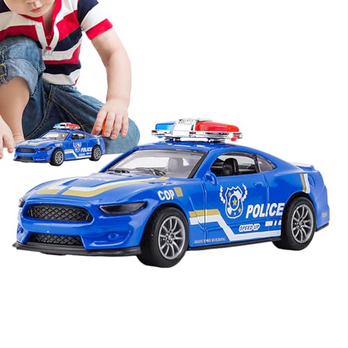 lencyotool Reibungsbetriebene Autos für Kleinkinder - Rollenspiel-Streifenpolizisten-Spielfahrzeug - Kleinkindspielzeug für Kinder im Alter von 3–8 Jahren, Jungen und Mädchen von lencyotool