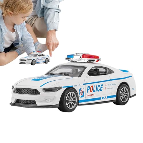 lencyotool Rückziehauto für Jungen, Rollenspiel-Streifenpolizisten-Spielfahrzeug, Kleinkindspielzeug für Kinder im Alter von 3–8 Jahren, Jungen und Mädchen von lencyotool