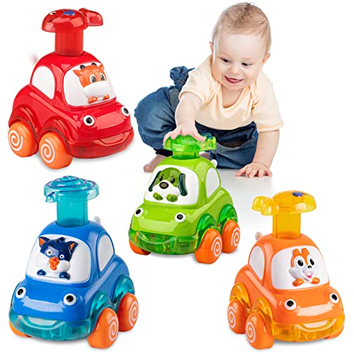 lerrbo 4 Tier-Auto-Spielzeug-Set für Kleinkinder von lerrbo