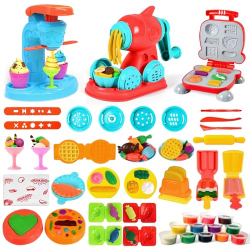 lerrbo Kinder Haushaltsgeräte Spielzeug-Set, Kunststoff, Mehrfarbig, Rollenspiel-Zubehör von lerrbo