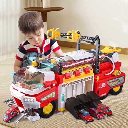 lerrbo Multifunktionales Feuerwehrauto-Set lerrbo Multifunktionales Feuerwehrauto-Set von lerrbo