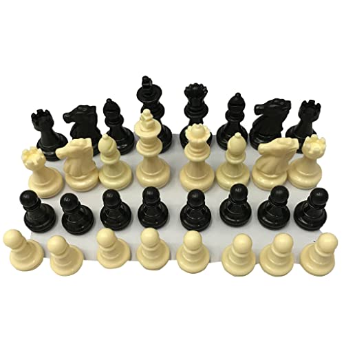 lerwliop 32 Stück Schach Figuren Exquisite Gaming Prop Familienspiele Erwachsene Mehrzweck Exquisite Kompakte Größe Kinderzubehör von lerwliop