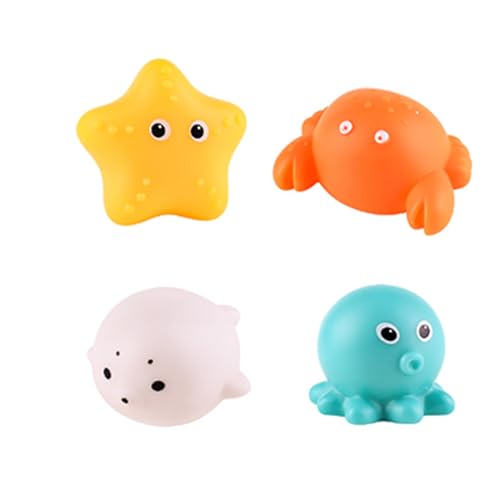 lerwliop 4 Stück Badewannenspielzeug Enhancing Bath Time Experience Baderituale Badespielzeug Baby Ab 1 Jahr Wasser Spielzeug, Gelb + Orange + Weiß, STF, Okt. lerwliop 4 Stück Badewannenspielzeug Enhancing Bath Time Experience Baderituale Badespielzeug Baby Ab 1 Jahr Wasser Spielzeug, Gelb + Orange + Weiß, STF, Okt. von lerwliop