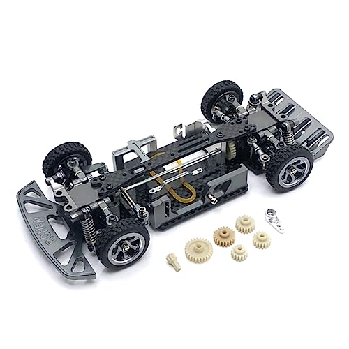 lerwliop Kohlefaser-Karosserie-Chassis-Rahmen-Set 1:28 RC-Modellfahrzeug-Upgrade-Teile Zubehör Ersatz für Wltoys 284131 K969 K979 K989, Geben Sie 5 EIN von lerwliop