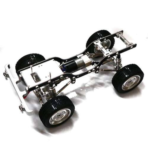 lerwliop RCGOFOLLOW Autorahmen für D90 Aluminiumlegierung Crawler Präzision 1 Stück RC Autozubehör Ersatzteile RC Upgrade Teil, Silber von lerwliop