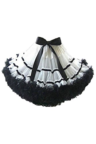 less is more Mini-Petticoat Tutu Weiss/SCHWARZ Fasching Karneval S/M Kostüm Rock Verkleidung less is more Mini-Petticoat Tutu Weiss/SCHWARZ Fasching Karneval S/M Kostüm Rock Verkleidung von less is more
