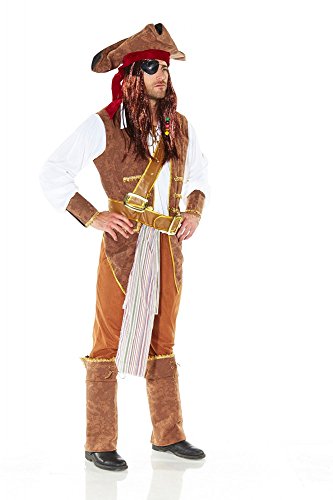 less is more Herren-Kostüm Fluch der Karibik Pirat 2 Karneval Piratenkostüm Jack Sparrow, Größe:L less is more Herren-Kostüm Fluch der Karibik Pirat 2 Karneval Piratenkostüm Jack Sparrow, Größe:L von less is more