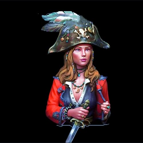 liangcaihua 1/10 Ancient Pirate Samurai Warrior Resin Bust Model Kit Unbemalt und unmontiert Soldat Resin Model Kit //F4S6L2 von liangcaihua