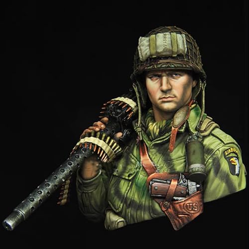 liangcaihua 1/10 WWII US Soldier Resin Bust Model Kit Unbemalt und unmontiert Soldier Resin Model Kit //k6F5O1 liangcaihua 1/10 WWII US Soldier Resin Bust Model Kit Unbemalt und unmontiert Soldier Resin Model Kit //k6F5O1 von liangcaihua