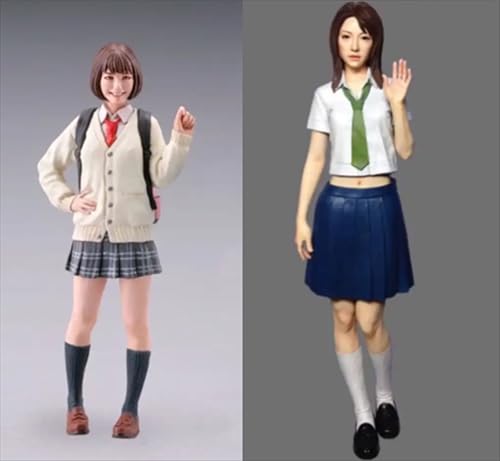 liangcaihua 1/12 Sci-Fi Agent Weiblicher Soldat Resin Modellbausatz Unbemalt und unmontiert Soldat Resin Modellbausatz (2-Personen)//k8F7O2 von liangcaihua