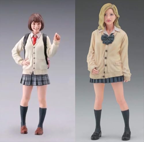 liangcaihua 1/12 Sci-Fi Agent Weiblicher Soldat Resin Modellbausatz Unbemalt und unmontiert Soldat Resin Modellbausatz (2-Personen)//k8F7O3 von liangcaihua