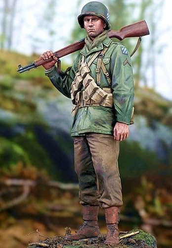 liangcaihua 1/16 WWII Soldat Harz Modellbausatz Unbemalt und unmontiert Soldat Harz Modellbausatz //p8I5e3 von liangcaihua