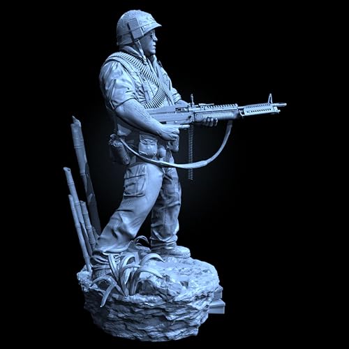 liangcaihua 1/18 Vietnam US Soldier Resin Model Kit Unbemalt und unmontiert Soldier Resin Model Kit //F4S7L1 von liangcaihua