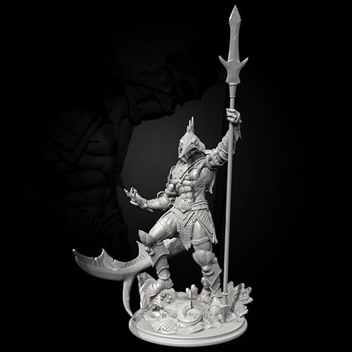 liangcaihua 1/24 Antiker Höllen-Krieger Resin-Modellbausatz Unbemalter und unmontierter Soldaten-Resin-Modellbausatz //J9x3L1 von liangcaihua