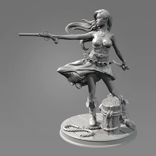 liangcaihua 1/24 Science Fiction Special Agent Female Soldier Resin Model Kit unlackiert und unmontiert Soldier Resin Model Kit//x7f5L6 von liangcaihua