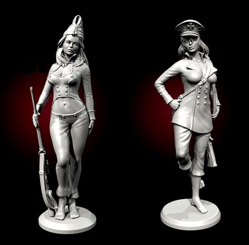 liangcaihua 1/35 Erster Weltkrieg Europäischer weiblicher Soldat Resin-Modellbausatz Unbemalter und unmontierter Soldat Resin-Modellbausatz (2 Figuren) //x6f4L10 von liangcaihua