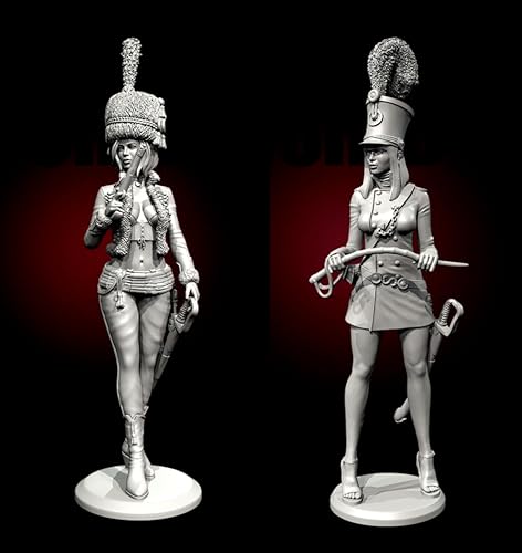 liangcaihua 1/35 Erster Weltkrieg Europäischer weiblicher Soldat Resin-Modellbausatz Unbemalter und unmontierter Soldat Resin-Modellbausatz (2 Figuren) //x6f4L2 von liangcaihua