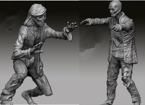 liangcaihua 1/35 Sci-Fi Zombie Soldier Resin Model Kit Unbemalt und unmontiert Soldier Resin Model Kit (2-Personen) //k9F5O13 von liangcaihua